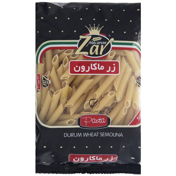 ماکارونی زر ماکارون فرمی پنه پاستا 500 گرمی